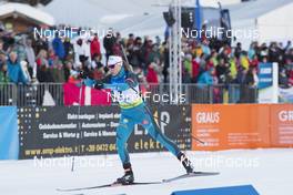27.01.2018, Ridnaun, Italy (ITA): Enora Latuilliere (FRA) - IBU Open European championships biathlon, pursuit women, Ridnaun (ITA). www.nordicfocus.com. © Manzoni/NordicFocus. Every downloaded picture is fee-liable.
