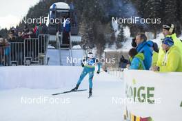 27.01.2018, Ridnaun, Italy (ITA): Julia Simon (FRA) - IBU Open European championships biathlon, pursuit women, Ridnaun (ITA). www.nordicfocus.com. © Manzoni/NordicFocus. Every downloaded picture is fee-liable.