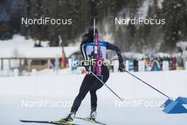 27.01.2018, Ridnaun, Italy (ITA): Fuyuko Tachizaki (JPN) - IBU Open European championships biathlon, pursuit women, Ridnaun (ITA). www.nordicfocus.com. © Manzoni/NordicFocus. Every downloaded picture is fee-liable.