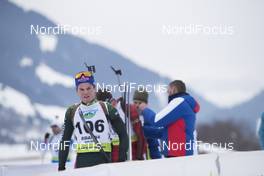 26.01.2018, Ridnaun, Italy (ITA): Niklas Homberg (GER) - IBU Open European championships biathlon, sprint men, Ridnaun (ITA). www.nordicfocus.com. © Manzoni/NordicFocus. Every downloaded picture is fee-liable.