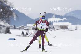 26.01.2018, Ridnaun, Italy (ITA): Dmitry Malyshko (RUS) - IBU Open European championships biathlon, sprint men, Ridnaun (ITA). www.nordicfocus.com. © Manzoni/NordicFocus. Every downloaded picture is fee-liable.