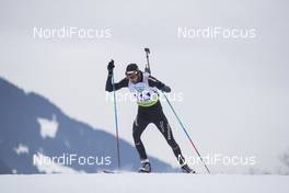 26.01.2018, Ridnaun, Italy (ITA): Eligius Tambornino (SUI) - IBU Open European championships biathlon, sprint men, Ridnaun (ITA). www.nordicfocus.com. © Manzoni/NordicFocus. Every downloaded picture is fee-liable.