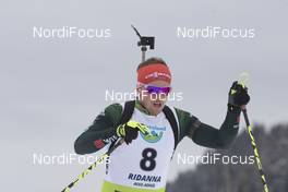 26.01.2018, Ridnaun, Italy (ITA): Florian Graf (GER) - IBU Open European championships biathlon, sprint men, Ridnaun (ITA). www.nordicfocus.com. © Manzoni/NordicFocus. Every downloaded picture is fee-liable.