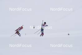 26.01.2018, Ridnaun, Italy (ITA): Matthew Hudec (CAN), Vegard Gjermundshaug (NOR), (l-r) - IBU Open European championships biathlon, sprint men, Ridnaun (ITA). www.nordicfocus.com. © Manzoni/NordicFocus. Every downloaded picture is fee-liable.