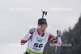 26.01.2018, Ridnaun, Italy (ITA): Vegard Gjermundshaug (NOR) - IBU Open European championships biathlon, sprint men, Ridnaun (ITA). www.nordicfocus.com. © Manzoni/NordicFocus. Every downloaded picture is fee-liable.