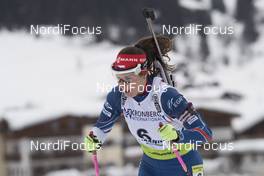 26.01.2018, Ridnaun, Italy (ITA): Lea Johanidesova (CZE) - IBU Open European championships biathlon, sprint women, Ridnaun (ITA). www.nordicfocus.com. © Manzoni/NordicFocus. Every downloaded picture is fee-liable.