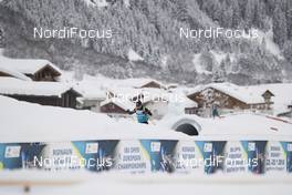 22.01.2018, Ridnaun, Italy (ITA): Event Feature: Track signs and billboards for the Champs - IBU Open European championships biathlon, training, Ridnaun (ITA). www.nordicfocus.com. © Manzoni/NordicFocus. Every downloaded picture is fee-liable.