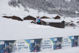 22.01.2018, Ridnaun, Italy (ITA): Event Feature: undefined athlete competes on the track - IBU Open European championships biathlon, training, Ridnaun (ITA). www.nordicfocus.com. © Manzoni/NordicFocus. Every downloaded picture is fee-liable.