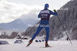 23.01.2018, Ridnaun, Italy (ITA): Event Feature: undefined athlete competes on the track - IBU Open European championships biathlon, training, Ridnaun (ITA). www.nordicfocus.com. © Manzoni/NordicFocus. Every downloaded picture is fee-liable.