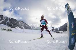 23.01.2018, Ridnaun, Italy (ITA): Macx Davies (CAN) - IBU Open European championships biathlon, training, Ridnaun (ITA). www.nordicfocus.com. © Manzoni/NordicFocus. Every downloaded picture is fee-liable.
