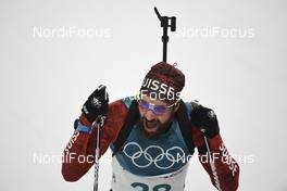 15.02.2018, Pyeongchang, Korea (KOR): Dominik Landertinger (AUT) - XXIII. Olympic Winter Games Pyeongchang 2018, biathlon, individual men, Pyeongchang (KOR). www.nordicfocus.com. © Thibaut/NordicFocus. Every downloaded picture is fee-liable.