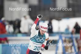 18.02.2018, Pyeongchang, Korea (KOR): Erlend Bjoentegaard (NOR) - XXIII. Olympic Winter Games Pyeongchang 2018, biathlon, mass men, Pyeongchang (KOR). www.nordicfocus.com. © Manzoni/NordicFocus. Every downloaded picture is fee-liable.