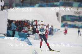18.02.2018, Pyeongchang, Korea (KOR): Johannes Thingnes Boe (NOR) - XXIII. Olympic Winter Games Pyeongchang 2018, biathlon, mass men, Pyeongchang (KOR). www.nordicfocus.com. © Manzoni/NordicFocus. Every downloaded picture is fee-liable.