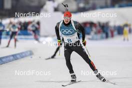 18.02.2018, Pyeongchang, Korea (KOR): Benedikt Doll (GER) - XXIII. Olympic Winter Games Pyeongchang 2018, biathlon, mass men, Pyeongchang (KOR). www.nordicfocus.com. © Thibaut/NordicFocus. Every downloaded picture is fee-liable.