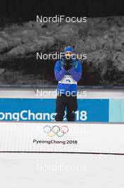 18.02.2018, Pyeongchang, Korea (KOR): Martin Fourcade (FRA) - XXIII. Olympic Winter Games Pyeongchang 2018, biathlon, mass men, Pyeongchang (KOR). www.nordicfocus.com. © Manzoni/NordicFocus. Every downloaded picture is fee-liable.