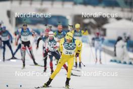 18.02.2018, Pyeongchang, Korea (KOR): Fredrik Lindstroem (SWE) - XXIII. Olympic Winter Games Pyeongchang 2018, biathlon, mass men, Pyeongchang (KOR). www.nordicfocus.com. © Manzoni/NordicFocus. Every downloaded picture is fee-liable.