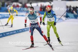 18.02.2018, Pyeongchang, Korea (KOR): Emil Hegle Svendsen (NOR) - XXIII. Olympic Winter Games Pyeongchang 2018, biathlon, mass men, Pyeongchang (KOR). www.nordicfocus.com. © Thibaut/NordicFocus. Every downloaded picture is fee-liable.