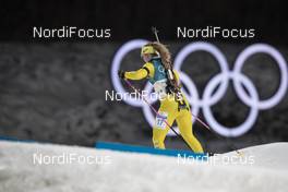 17.02.2018, Pyeongchang, Korea (KOR): Mona Brorsson (SWE) - XXIII. Olympic Winter Games Pyeongchang 2018, biathlon, mass women, Pyeongchang (KOR). www.nordicfocus.com. © Manzoni/NordicFocus. Every downloaded picture is fee-liable.