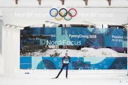 17.02.2018, Pyeongchang, Korea (KOR): Anastasiya Kuzmina (SVK) - XXIII. Olympic Winter Games Pyeongchang 2018, biathlon, mass women, Pyeongchang (KOR). www.nordicfocus.com. © Manzoni/NordicFocus. Every downloaded picture is fee-liable.