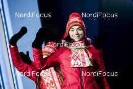 23.02.2018, Pyeongchang, Korea (KOR): Nadezhda Skardino (BLR) - XXIII. Olympic Winter Games Pyeongchang 2018, biathlon, medals, Pyeongchang (KOR). www.nordicfocus.com. © Modica/NordicFocus. Every downloaded picture is fee-liable.