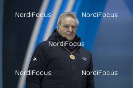 13.02.2018, Pyeongchang, Korea (KOR): Denis Oswald (SUI), member of the IOC council - XXIII. Olympic Winter Games Pyeongchang 2018, biathlon, medals, Pyeongchang (KOR). www.nordicfocus.com. © Manzoni/NordicFocus. Every downloaded picture is fee-liable.