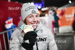10.02.2018, Pyeongchang, Korea (KOR): Laura Dahlmeier (GER) - XXIII. Olympic Winter Games Pyeongchang 2018, biathlon, medals, Pyeongchang (KOR). www.nordicfocus.com. © Modica/NordicFocus. Every downloaded picture is fee-liable.