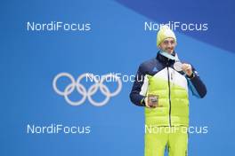 16.02.2018, Pyeongchang, Korea (KOR): Jakov Fak (SLO) - XXIII. Olympic Winter Games Pyeongchang 2018, biathlon, medals, Pyeongchang (KOR). www.nordicfocus.com. © Manzoni/NordicFocus. Every downloaded picture is fee-liable.