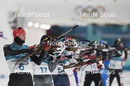 12.02.2018, Pyeongchang, Korea (KOR): Benedikt Doll (GER) - XXIII. Olympic Winter Games Pyeongchang 2018, biathlon, pursuit men, Pyeongchang (KOR). www.nordicfocus.com. © Manzoni/NordicFocus. Every downloaded picture is fee-liable.
