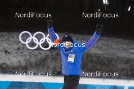 12.02.2018, Pyeongchang, Korea (KOR): Stephane Bouthiaux (FRA) coach Team France - XXIII. Olympic Winter Games Pyeongchang 2018, biathlon, pursuit men, Pyeongchang (KOR). www.nordicfocus.com. © Manzoni/NordicFocus. Every downloaded picture is fee-liable.