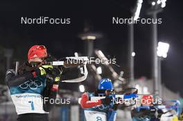 12.02.2018, Pyeongchang, Korea (KOR): Arnd Peiffer (GER) - XXIII. Olympic Winter Games Pyeongchang 2018, biathlon, pursuit men, Pyeongchang (KOR). www.nordicfocus.com. © Manzoni/NordicFocus. Every downloaded picture is fee-liable.