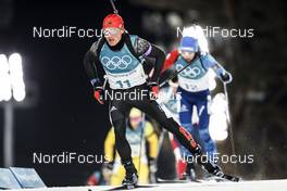 12.02.2018, Pyeongchang, Korea (KOR): Erik Lesser (GER) - XXIII. Olympic Winter Games Pyeongchang 2018, biathlon, pursuit men, Pyeongchang (KOR). www.nordicfocus.com. © Modica/NordicFocus. Every downloaded picture is fee-liable.