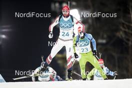 12.02.2018, Pyeongchang, Korea (KOR): Andrejs Rastorgujevs (LAT) - XXIII. Olympic Winter Games Pyeongchang 2018, biathlon, pursuit men, Pyeongchang (KOR). www.nordicfocus.com. © Modica/NordicFocus. Every downloaded picture is fee-liable.