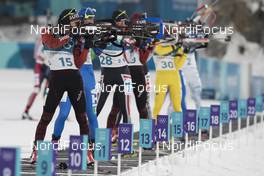 12.02.2018, Pyeongchang, Korea (KOR): Benjamin Weger (SUI) - XXIII. Olympic Winter Games Pyeongchang 2018, biathlon, pursuit men, Pyeongchang (KOR). www.nordicfocus.com. © Manzoni/NordicFocus. Every downloaded picture is fee-liable.