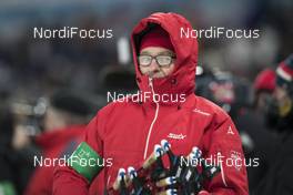 12.02.2018, Pyeongchang, Korea (KOR): Ole Bjoern Tretterud (NOR), Swix race service - XXIII. Olympic Winter Games Pyeongchang 2018, biathlon, pursuit women, Pyeongchang (KOR). www.nordicfocus.com. © Manzoni/NordicFocus. Every downloaded picture is fee-liable.