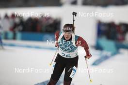 12.02.2018, Pyeongchang, Korea (KOR): Lena Haecki (SUI) - XXIII. Olympic Winter Games Pyeongchang 2018, biathlon, pursuit women, Pyeongchang (KOR). www.nordicfocus.com. © Manzoni/NordicFocus. Every downloaded picture is fee-liable.