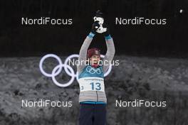 12.02.2018, Pyeongchang, Korea (KOR): Anastasiya Kuzmina (SVK) - XXIII. Olympic Winter Games Pyeongchang 2018, biathlon, pursuit women, Pyeongchang (KOR). www.nordicfocus.com. © Manzoni/NordicFocus. Every downloaded picture is fee-liable.