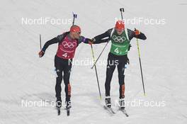 23.02.2018, Pyeongchang, Korea (KOR): Benedikt Doll (GER) - XXIII. Olympic Winter Games Pyeongchang 2018, biathlon, relay men, Pyeongchang (KOR). www.nordicfocus.com. © Thibaut/NordicFocus. Every downloaded picture is fee-liable.