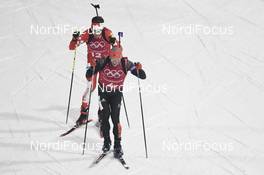 23.02.2018, Pyeongchang, Korea (KOR): Erik Lesser (GER) - XXIII. Olympic Winter Games Pyeongchang 2018, biathlon, relay men, Pyeongchang (KOR). www.nordicfocus.com. © Thibaut/NordicFocus. Every downloaded picture is fee-liable.