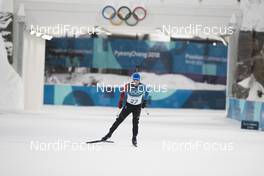 11.02.2018, Pyeongchang, Korea (KOR): Antonin Guigonnat (FRA) - XXIII. Olympic Winter Games Pyeongchang 2018, biathlon, sprint men, Pyeongchang (KOR). www.nordicfocus.com. © Manzoni/NordicFocus. Every downloaded picture is fee-liable.