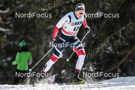 01.01.2018, Lenzerheide, Switzerland (SUI): Emil Iversen (NOR) - FIS world cup cross-country, tour de ski, pursuit men, Lenzerheide (SUI). www.nordicfocus.com. © Modica/NordicFocus. Every downloaded picture is fee-liable.