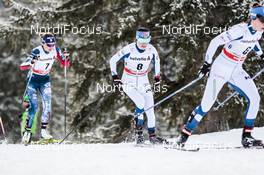 01.01.2018, Lenzerheide, Switzerland (SUI): Krista Parmakoski (FIN), Sophie Caldwell (USA), (l-r)  - FIS world cup cross-country, tour de ski, pursuit women, Lenzerheide (SUI). www.nordicfocus.com. © Modica/NordicFocus. Every downloaded picture is fee-liable.