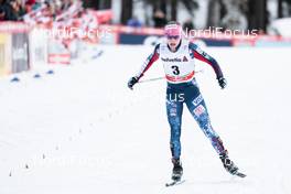 01.01.2018, Lenzerheide, Switzerland (SUI): Jessica Diggins (USA) - FIS world cup cross-country, tour de ski, pursuit women, Lenzerheide (SUI). www.nordicfocus.com. © Modica/NordicFocus. Every downloaded picture is fee-liable.