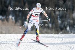 01.01.2018, Lenzerheide, Switzerland (SUI): Emma Wiken (SWE) - FIS world cup cross-country, tour de ski, pursuit women, Lenzerheide (SUI). www.nordicfocus.com. © Modica/NordicFocus. Every downloaded picture is fee-liable.