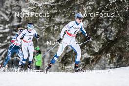 01.01.2018, Lenzerheide, Switzerland (SUI): Krista Parmakoski (FIN), Kerttu Niskanen (FIN), (l-r)  - FIS world cup cross-country, tour de ski, pursuit women, Lenzerheide (SUI). www.nordicfocus.com. © Modica/NordicFocus. Every downloaded picture is fee-liable.