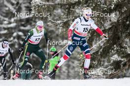 01.01.2018, Lenzerheide, Switzerland (SUI): Nicole Fessel (GER), Astrid Uhrenholdt Jacobsen (NOR), (l-r)  - FIS world cup cross-country, tour de ski, pursuit women, Lenzerheide (SUI). www.nordicfocus.com. © Modica/NordicFocus. Every downloaded picture is fee-liable.