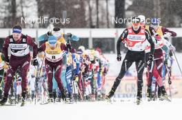04.01.2018, Oberstdorf, Germany (GER): Sergey Ustiugov (RUS), Alexey Chervotkin (RUS), Dario Cologna (SUI), (l-r)  - FIS world cup cross-country, tour de ski, mass men, Oberstdorf (GER). www.nordicfocus.com. © Modica/NordicFocus. Every downloaded picture is fee-liable.