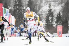 04.01.2018, Oberstdorf, Germany (GER): Daniel Rickardsson (SWE) - FIS world cup cross-country, tour de ski, mass men, Oberstdorf (GER). www.nordicfocus.com. © Modica/NordicFocus. Every downloaded picture is fee-liable.