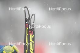 04.01.2018, Oberstdorf, Germany (GER): Broken Fischer Ski   - FIS world cup cross-country, tour de ski, mass men, Oberstdorf (GER). www.nordicfocus.com. © Modica/NordicFocus. Every downloaded picture is fee-liable.