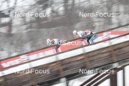 04.01.2018, Oberstdorf, Germany (GER): Martin Johnsrud Sundby (NOR), Didrik Toenseth (NOR), (l-r)  - FIS world cup cross-country, tour de ski, mass men, Oberstdorf (GER). www.nordicfocus.com. © Modica/NordicFocus. Every downloaded picture is fee-liable.