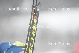 04.01.2018, Oberstdorf, Germany (GER): Broken Fischer Ski   - FIS world cup cross-country, tour de ski, mass men, Oberstdorf (GER). www.nordicfocus.com. © Modica/NordicFocus. Every downloaded picture is fee-liable.